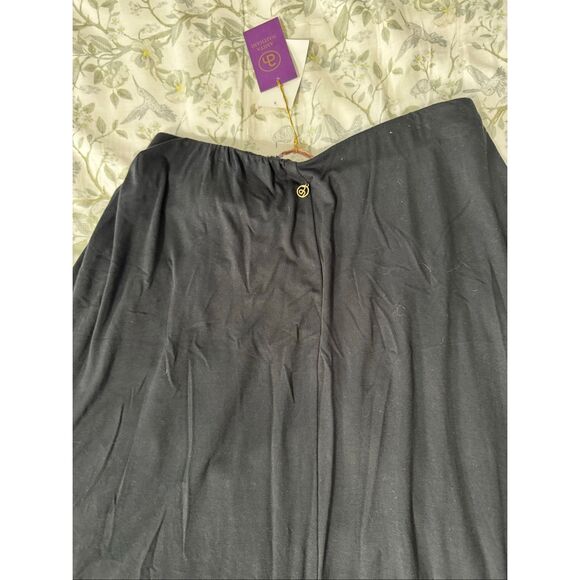 Amita Naithani Flowy Black Lace Cutout Skirt XS - Picture 5 of 7